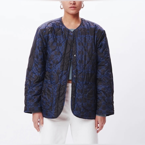 Obey Jackets & Blazers - NEW OBEY - Reversible Tile Lined Lightweight Jacket